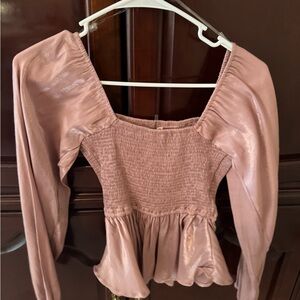 Elegant Pink Women's Top